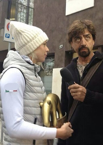 Fede Pellegrini, il Tapiro d'Oro mette il buon umore