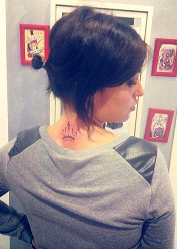 Sara Tommasi, un nuovo tattoo