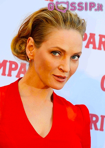 Uma Thurman in red per Campari