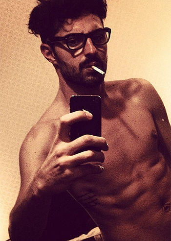 Matteo Guerra, addominali scolpiti