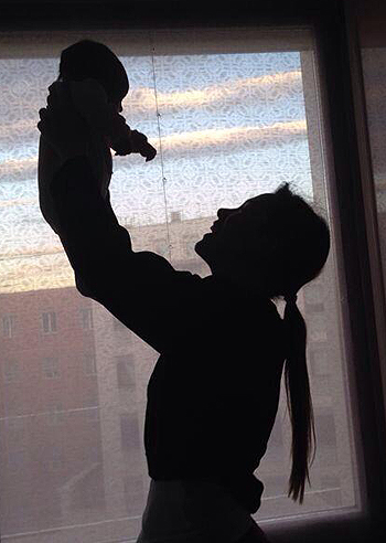 Aurora e Sole, la gioia di Michelle