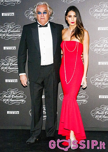 Elisabetta Gregoraci e Flavio Briatore per i 50 del Calendario Pirelli