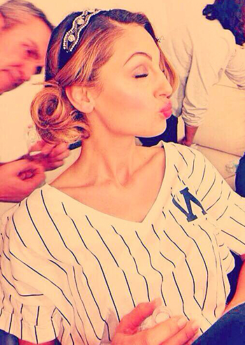 Anta Tatangelo, un saluto dalle prove