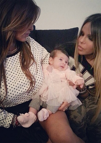 Guenda Tavassi con Chloe e zia Chicca