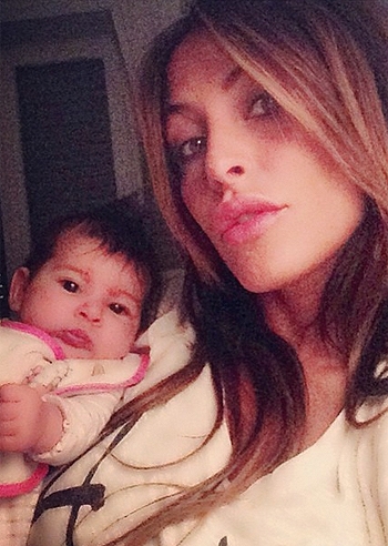 Guendalina Tavassi, mamma dolce con Chloe