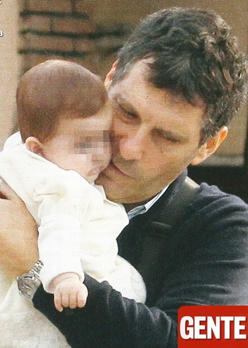 Fabrizio Frizzi, un tenero mammo