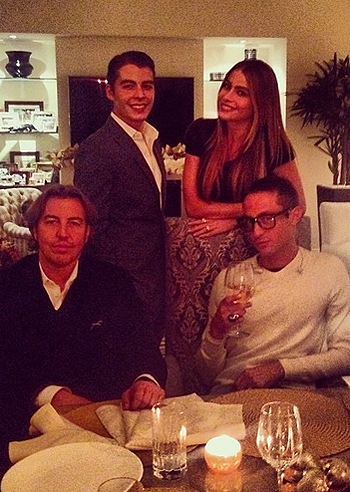 Pietro Tavallini e Sofia Vergara, molto amici