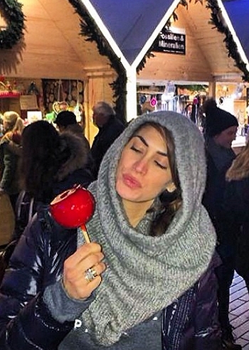 Melissa Satta incinta a Dusserdorf