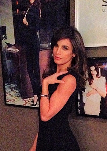 Elisabetta Canalis a Monaco per lavoro