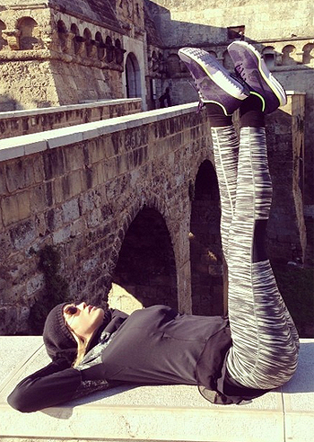 Elena Santarelli, in giro per Bari Elena Santarelli, in giro per Bari