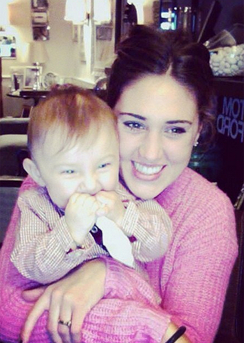 Cecilia Rodriguez, auguri Santiago!