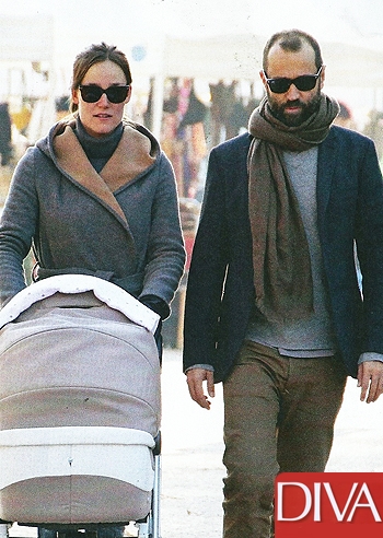 Fabio Volo, passeggiata da papà