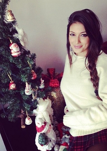 Cristina Buccino, il suo albero di Natale