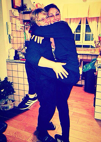 Anna Tatangelo innamorata della mamma