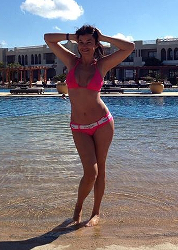 Sara Tommasi a Sharm in bikini