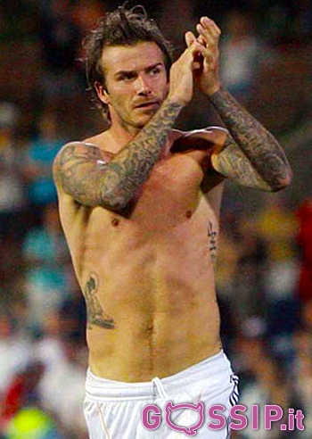 David Beckham, niente tattoo per i figli