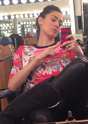 Melissa Satta, make up time! Melissa Satta, make up time!