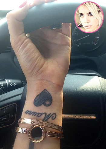 Wanda Nara, tattoo per Icardi