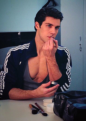 Roberto Bolle, trucchi dal camerino