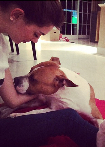 Melissa Satta, domenica con MJ