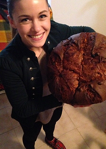 Alice Bellagamba, che mega-panettone!