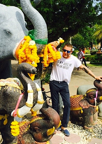 Lapo Elkann, vacanze in Thailandia