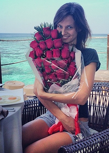Anna Safroncik, compleanno in love