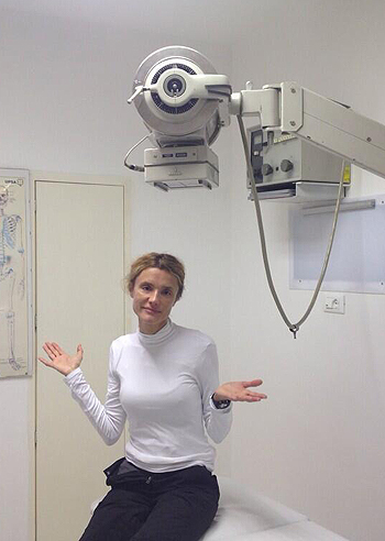 Michela Rocco di T.: coccige infortunato