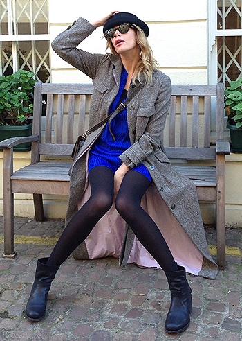 Alessia Marcuzzi, mamma sprint a Londra