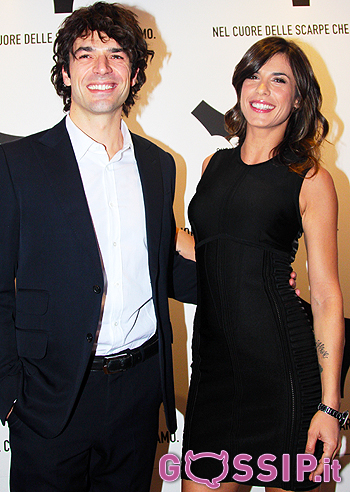 Elisabetta Canalis e Luca Argentero al Pitti Elisabetta Canalis e Luca Argentero al Pitti