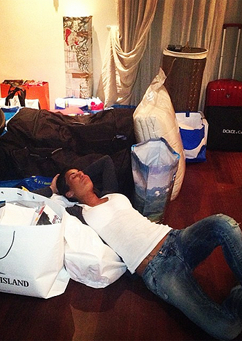 Federica Nargi, che fatica traslocare!