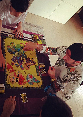 Francesco Facchinetti, partita a Risiko con Tommy