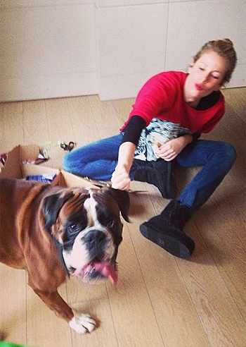 Ale Marcuzzi, un boxer per amico