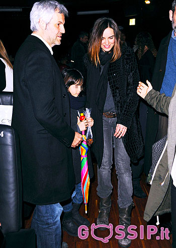 Kasia Smutniak alla premiere con Sophie