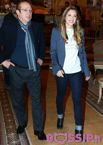 Nicole Berlusconi con Luna e papà Paolo