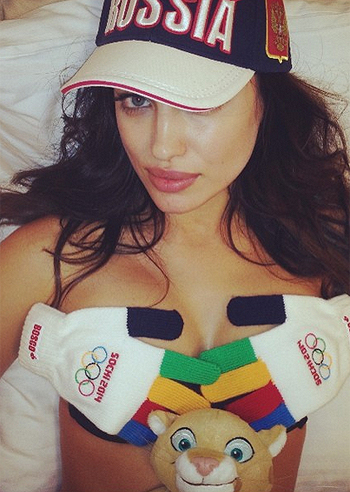 Irina Shyak, un costume olimpico speciale