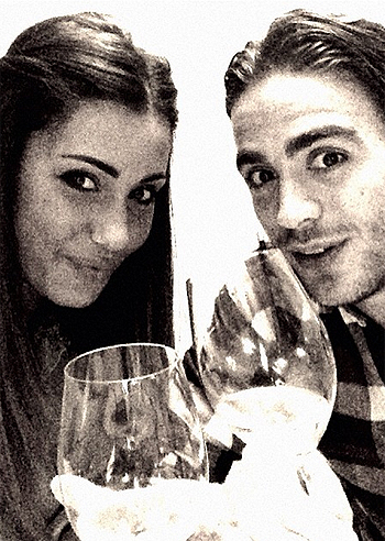 Fede Nargi, brindisi con Ale Matri