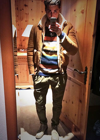 Fabio Borriello, 'momento party' a St. Moritz