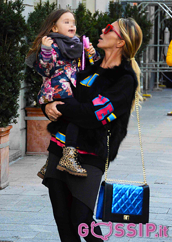 Guendalina Canessa, passeggiata con Chloe