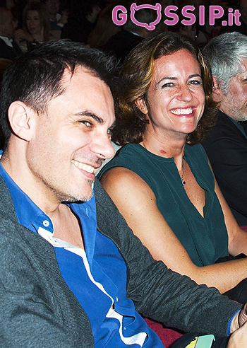 Chiara Giordano al Sistina con un amico