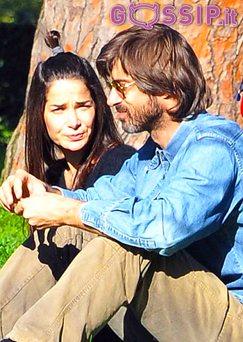 Ilaria Spada, al parco con Kim ed Ettore Ilaria Spada, al parco con Kim ed Ettore