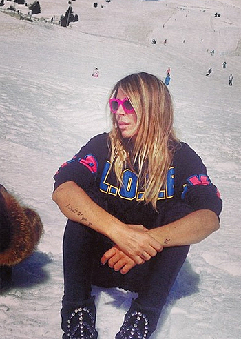 Guenda Canessa, sulla neve con Chloe Guenda Canessa, sulla neve con Chloe