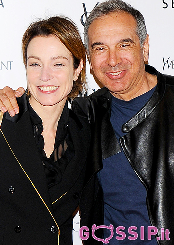 Stefania Rocca alla premiere con Carlo Capasa