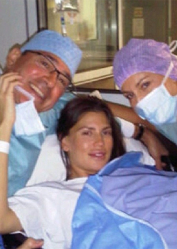 Claudia Galanti, la bimba è nata!