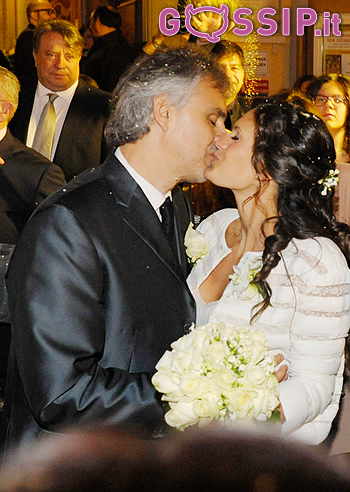 Andrea Bocelli a nozze con Veronica