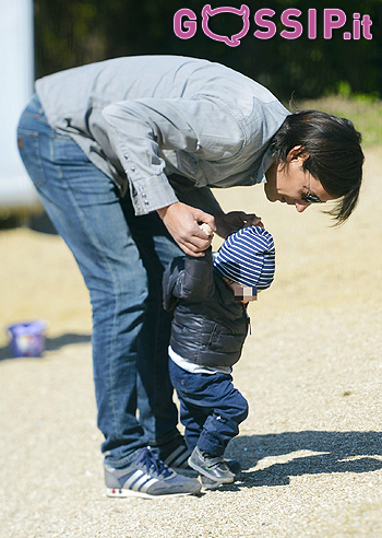Simone Inzaghi, papà giocoso con Lorenzo