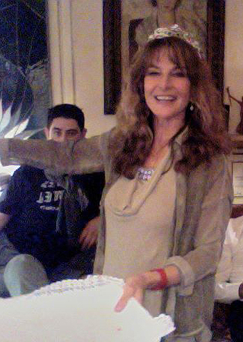 Giuliana De Sio, compleanno con gli amici