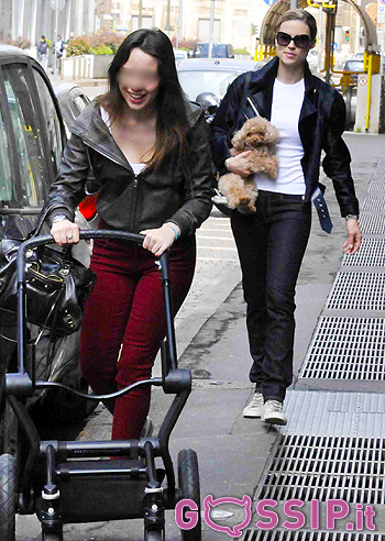 Michelle Hunziker, pranzo con Tomaso, Sole e Aurora