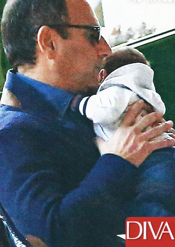 Carlo Conti, papà tenero con Matteo