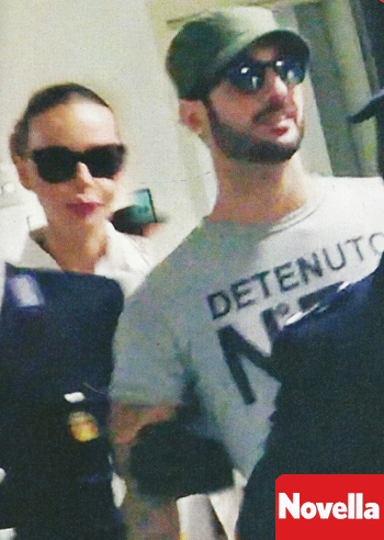 Fabrizio Corona e Nina Moric in tribunale